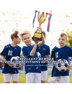 Trofeo de Oro Wrzbest 33.5 cm para Fútbol y Competencias 2