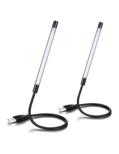 Lámparas LED USB para Teclado Tujoe - 2 Piezas Flexibles