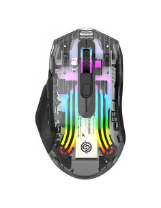 Ratón Mecánico Inalámbrico ATTOE RGB 3600 DPI Negro