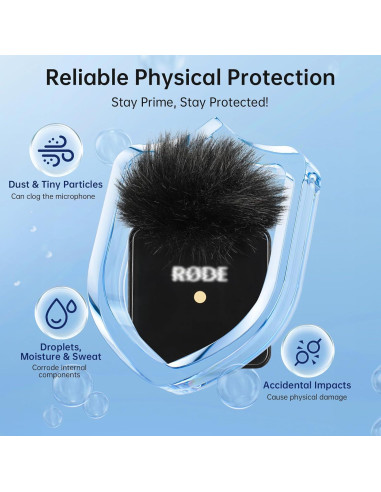 Filtro de Parabrisas para Micrófonos Rode Wireless Go I - 4 Piezas