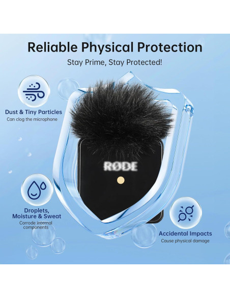 Filtro de Parabrisas para Micrófonos Rode Wireless Go I - 4 Piezas