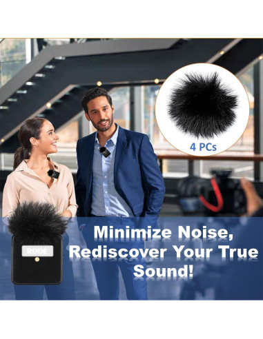 Filtro de Parabrisas para Micrófonos Rode Wireless Go I - 4 Piezas