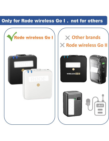 Filtro de Parabrisas para Micrófonos Rode Wireless Go I - 4 Piezas