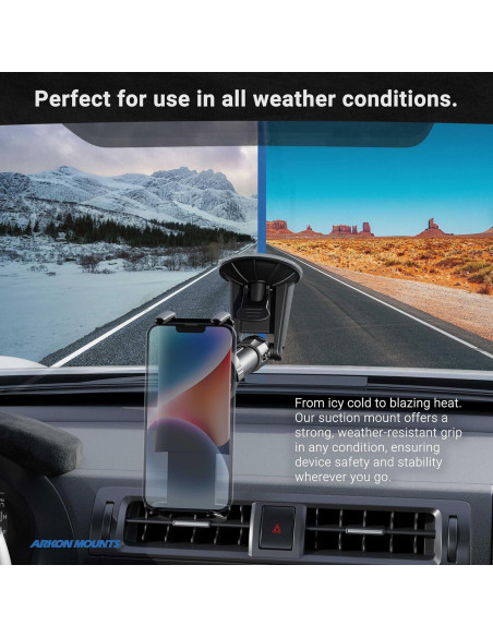 Soporte para Teléfono en el Coche Arkon SGN2-CM117 Ajustable