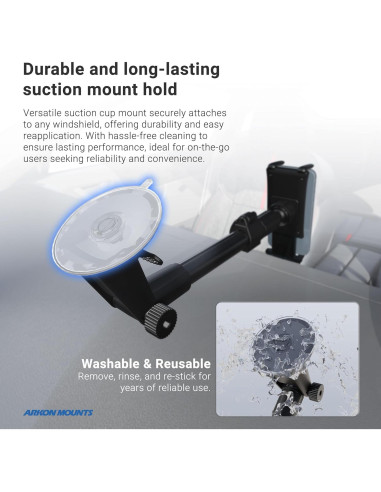 Soporte para Teléfono en el Coche Arkon SGN2-CM117 Ajustable