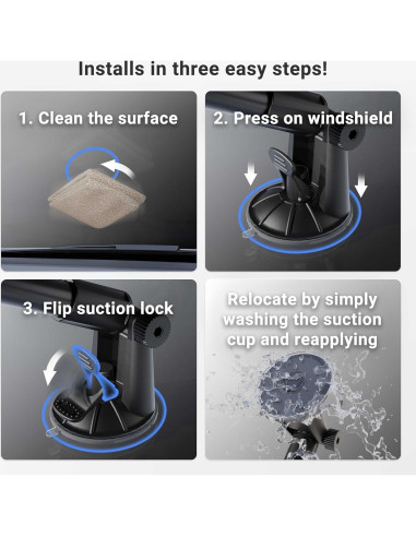 Soporte para Teléfono en el Coche Arkon SGN2-CM117 Ajustable