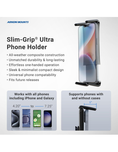Soporte para Teléfono en el Coche Arkon SGN2-CM117 Ajustable