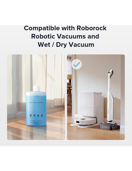 Limpiador de Pisos Roborock 1L - Compatible con Aspiradoras