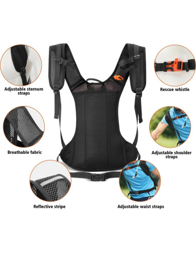 Mochila de Hidratación CKE021 2L para Correr y Senderismo