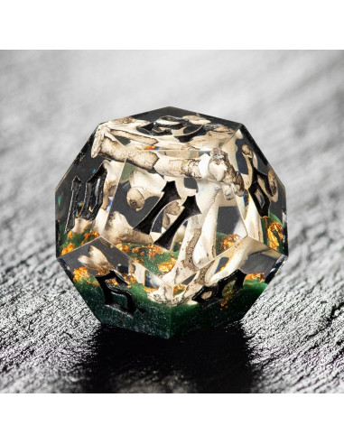 Set de Dados RPG de Hueso Maldito DiceBell - 7 Piezas