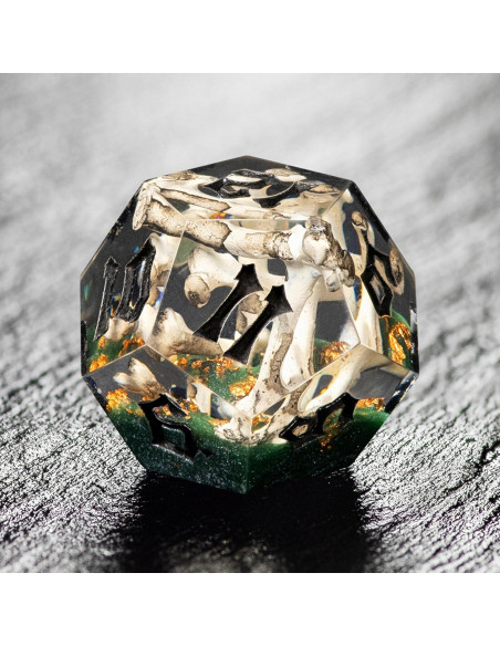 Set de Dados RPG de Hueso Maldito DiceBell - 7 Piezas