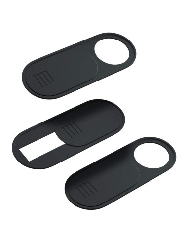 Cubierta de Cámara Deslizante HKDGYHON Negra - 3 Paquete