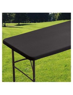 Mantel Ajustado Rectangular Viiamacki 61x122 cm Negro