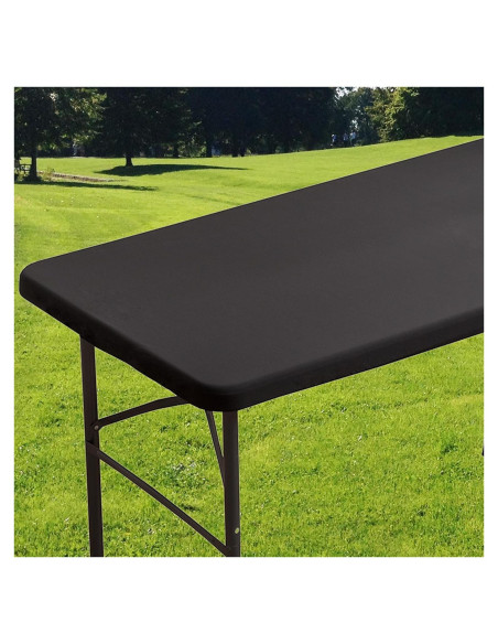 Mantel Ajustado Rectangular Viiamacki 61x122 cm Negro