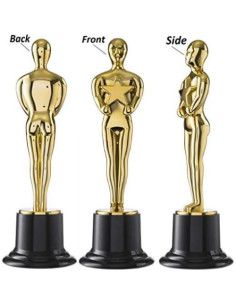 Trofeo de Estatuas Doradas PREXTEX 25.4 cm Personalizable 2