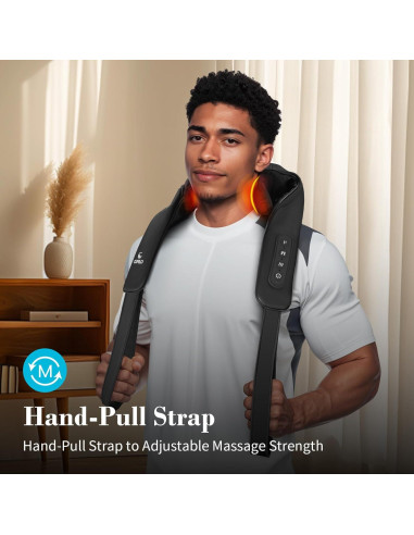 Masajeador de Cuello CuPiLo 4D Inalámbrico con Calor