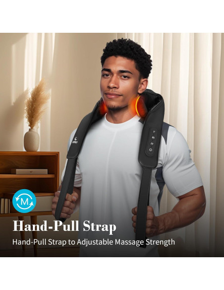 Masajeador de Cuello CuPiLo 4D Inalámbrico con Calor