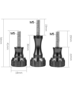 Tornillos de Pulgar FEICHAO para GoPro - 3 Piezas Aluminio 2