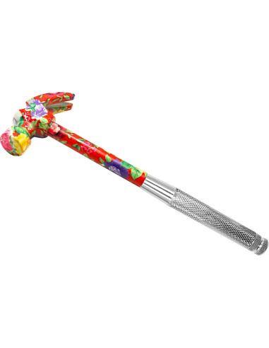 Martillo Floral Multifuncional YOUMI 6 en 1 Rojo Antideslizante