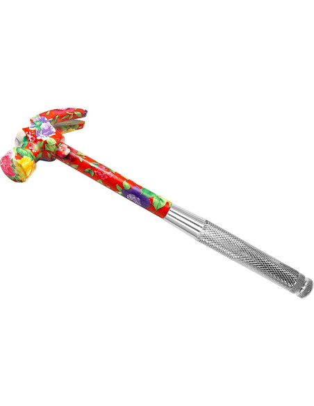 Martillo Floral Multifuncional YOUMI 6 en 1 Rojo Antideslizante