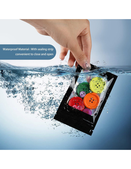 120 Bolsas Mylar Reutilizables AMCEMIC a Prueba de Olores