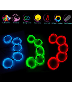 Luces Neón Portátiles TITIToo 5-en-1M para Decoración 2