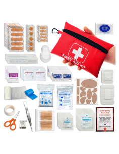 Kit de Primeros Auxilios VirKech 166 Piezas Portátil