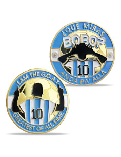 Moneda Conmemorativa Lionel Messi G.O.A.T. 39.86 mm YGLLSSY