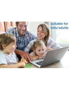 Ratón Inalámbrico Ergonómico Verde Tortuga USB Óptico 2