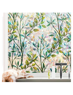 Película de Privacidad NINETREX 3D Hoja Arcoíris 30x200 cm