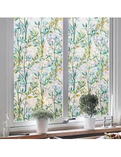 Película de Privacidad NINETREX 3D Hoja Arcoíris 30x200 cm 2