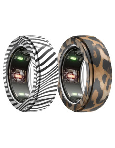 Paquete de 2 Fundas de Silicona para Oura Ring Gen 3 4 y Samsung Galaxy