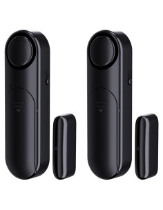 Alarma Inalámbrica de Puerta y Ventana Metak D130 - 120dB, Paquete de 2