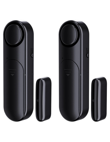 Alarma Inalámbrica de Puerta y Ventana Metak D130 - 120dB, Paquete de 2