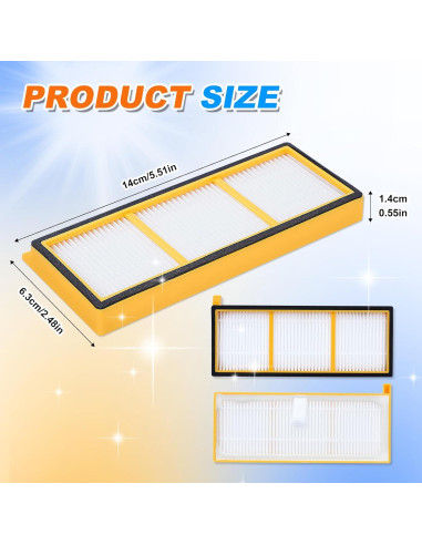 Filtros de Reemplazo MyKEEPOW para Aspiradora Robot Shark ION RV750
