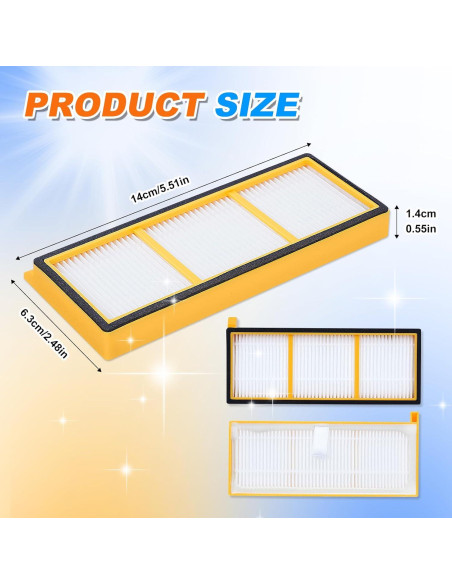 Filtros de Reemplazo MyKEEPOW para Aspiradora Robot Shark ION RV750