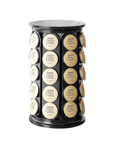 Soporte de Almacenamiento SAVORI para 40 Cápsulas K-Cup Negro