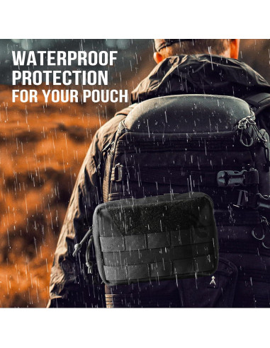 Bolsa Administrativa MOLLE OneTigris 19x12.7x5cm Nylon Negro