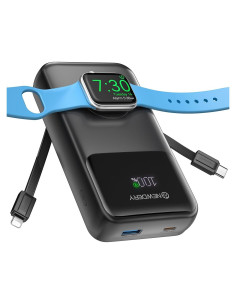 Cargador Portátil NEWDERY 20000mAh con Cables Integrados - Carga Rápida PD 20W