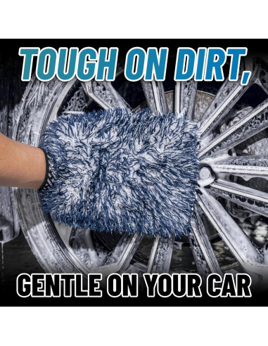 Mitón de Lavado Dually Chemical Guys - Microfibra Doble, 2 Piezas