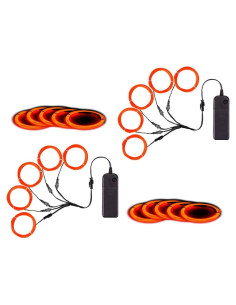 Luces de Neón Portátiles MaxLax 5m Naranja para Decoración