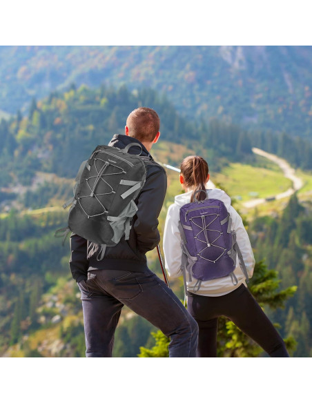 Mochila de Senderismo Plegable Sukeen 30L Impermeable Negra