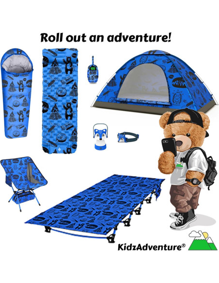 Colchón Inflable KidzAdventure 1.65m con Bomba y Almohada