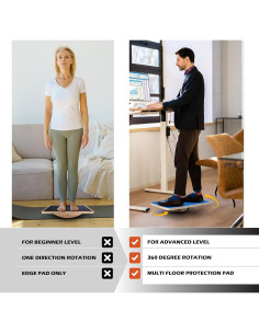 Tabla de Equilibrio Antideslizante INFIDEZ 43.2x33cm Azul 2