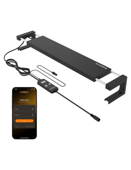 Luz de Acuario GLOWRIUM 58 cm Control Bluetooth y WiFi