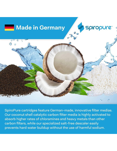 Filtro de Agua Inline SpiroPure SP-RV100 para RV y Marina