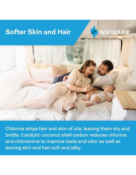 Filtro de Agua Inline SpiroPure SP-RV100 para RV y Marina