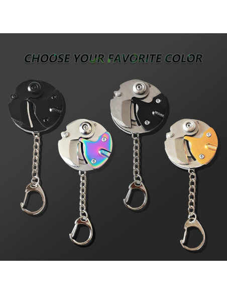 Cuchillo Plegable Multiherramienta EDC Genérico Arcoíris 4.19cm Cuchillo Plegable Multiherramienta EDC Genérico Arcoíris 4.19cm