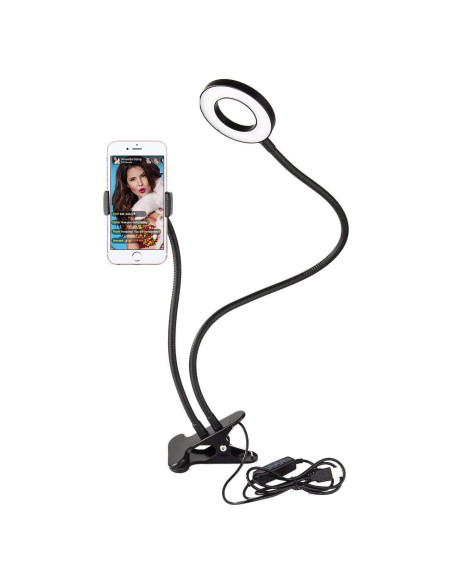 Anillo de Luz LED Sokani con Soporte para Teléfono Móvil