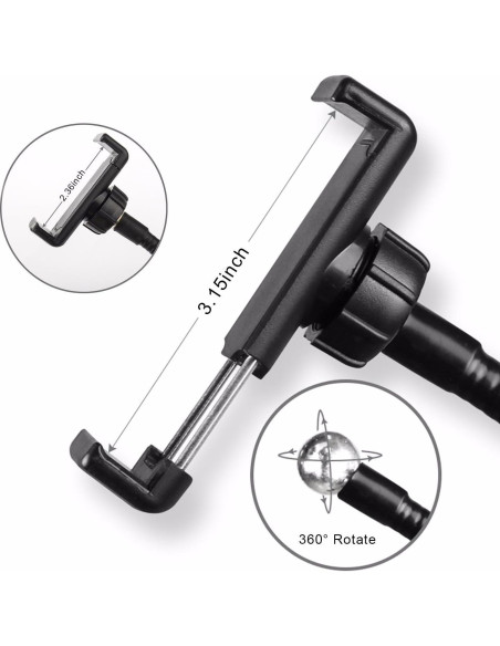 Anillo de Luz LED Sokani con Soporte para Teléfono Móvil